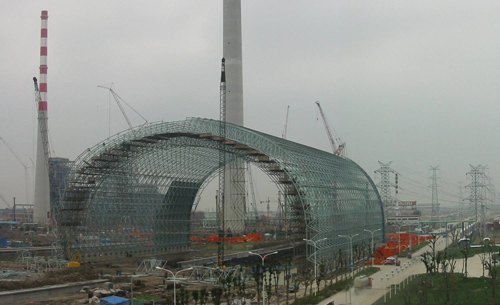 青海發(fā)電廠球形網(wǎng)架