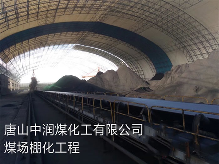 重慶中潤煤化工有限公司煤場棚化工程